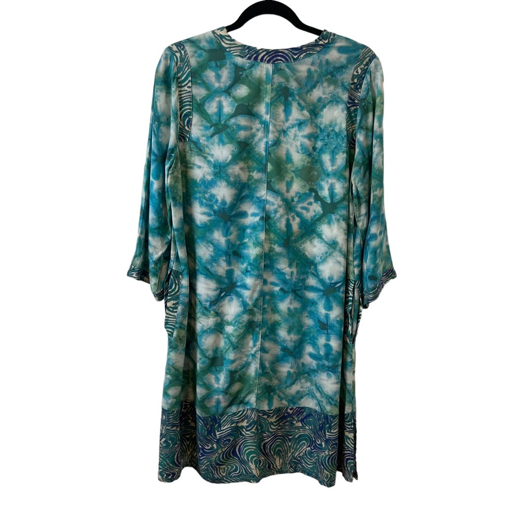 Soft Surrounding Tie Dye Tunic Midi Dress Sz. Medium - Picture 3 of 7